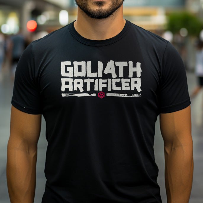 Goliath Artificer T - Shirt – Dungeons & Dragons Inspired RPG Apparel - Stealth Check Co
