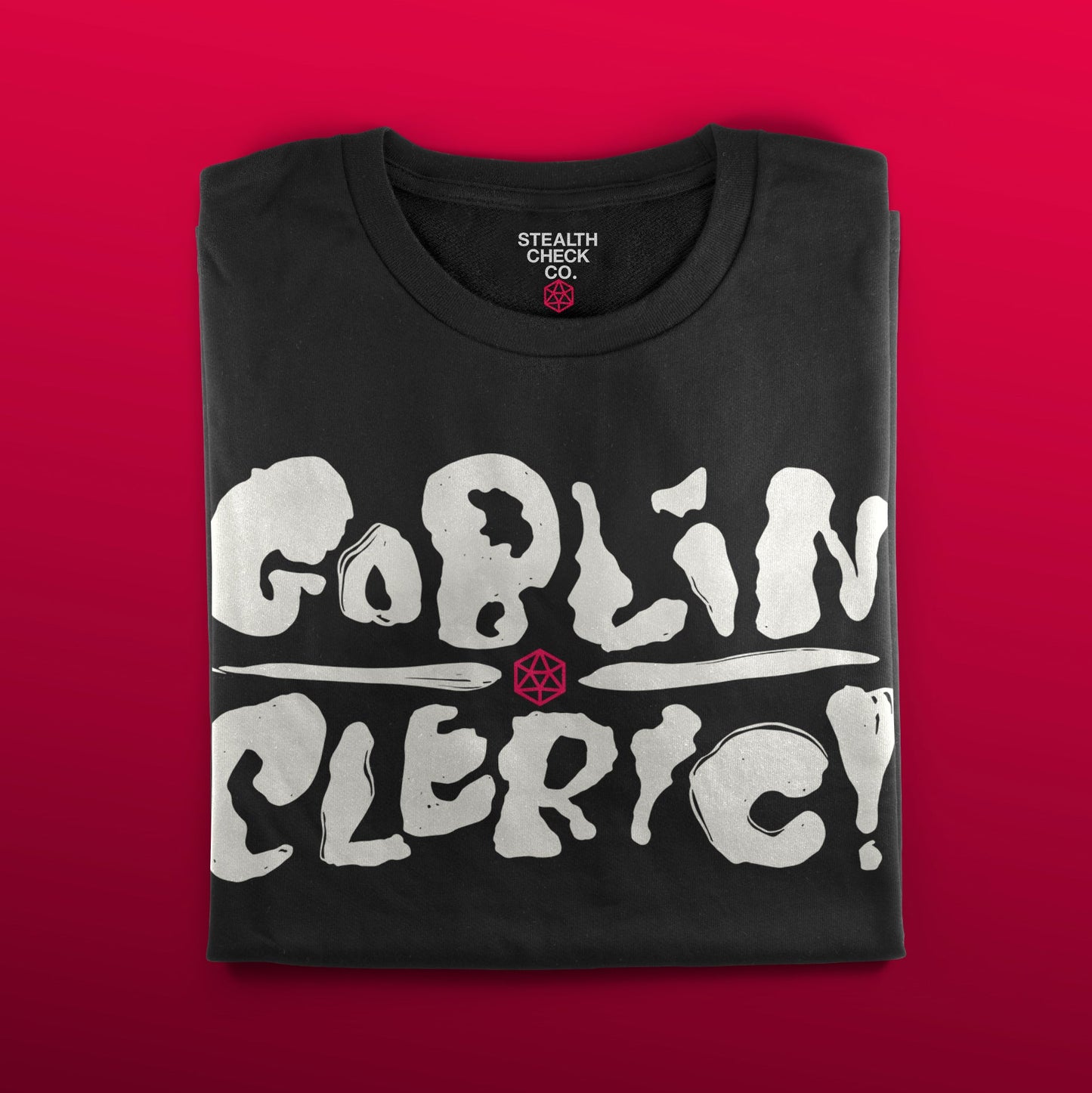 Goblin Cleric T-Shirt – Dungeons & Dragons Inspired RPG Apparel - Stealth Check Co