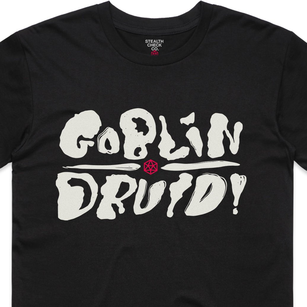 Goblin Druid T-Shirt – Dungeons & Dragons Inspired RPG Apparel - Stealth Check Co