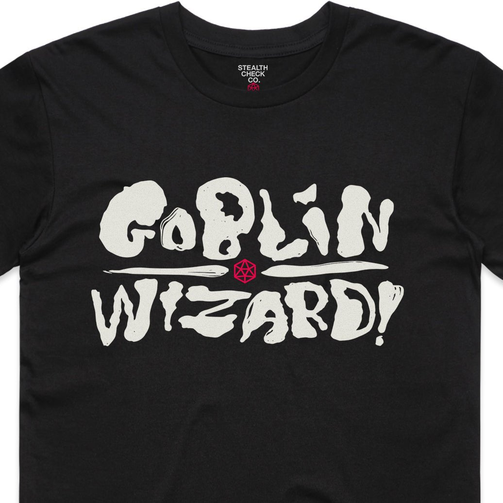 Goblin Wizard T-Shirt – Dungeons & Dragons Inspired RPG Apparel - Stealth Check Co