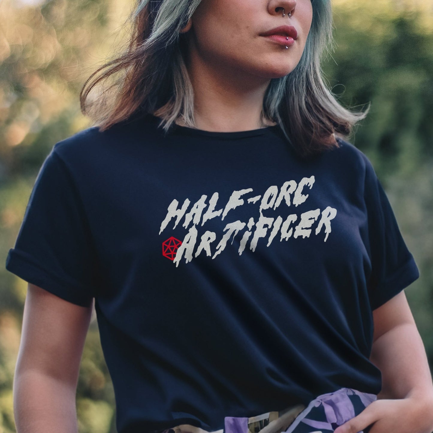 Half-Orc Artificer T-Shirt - Dungeons & Dragons Inspired RPG Apparel - Stealth Check Co