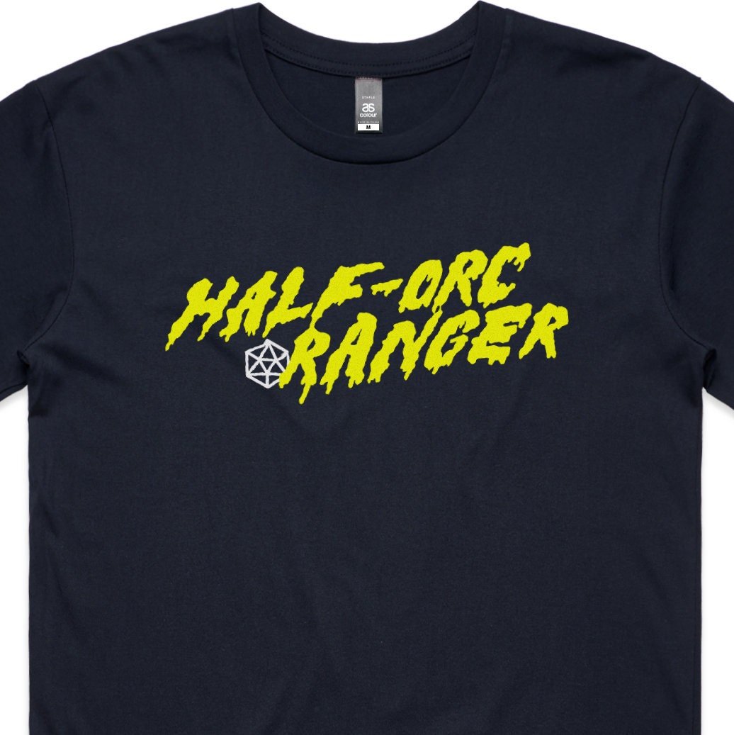 Half-Orc Ranger T-Shirt - Dungeons & Dragons Inspired RPG Apparel - Stealth Check Co
