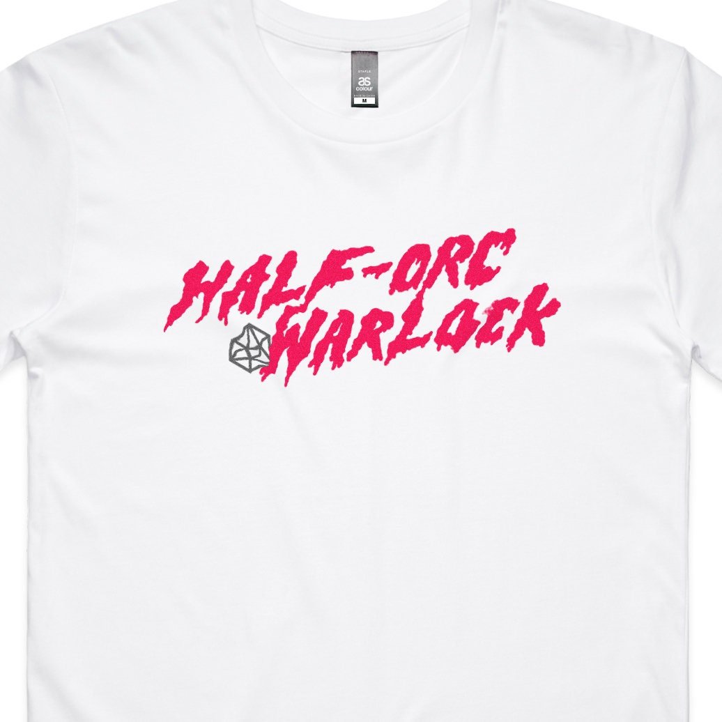 Half-Orc Warlock T-Shirt - Dungeons & Dragons Inspired RPG Apparel - Stealth Check Co