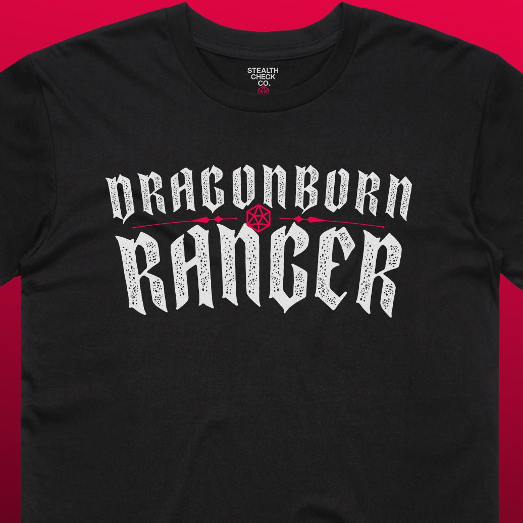 Dragonborn Ranger T - Shirt – Dungeons & Dragons Inspired RPG Apparel - Stealth Check Co