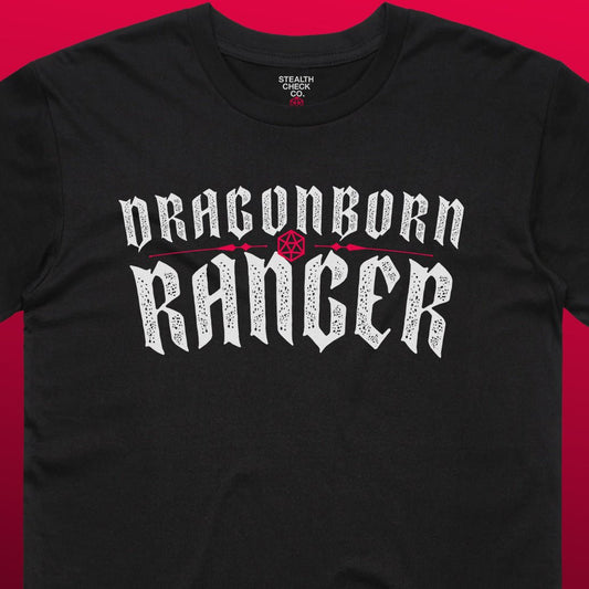 Dragonborn Ranger T - Shirt – Dungeons & Dragons Inspired RPG Apparel - Stealth Check Co