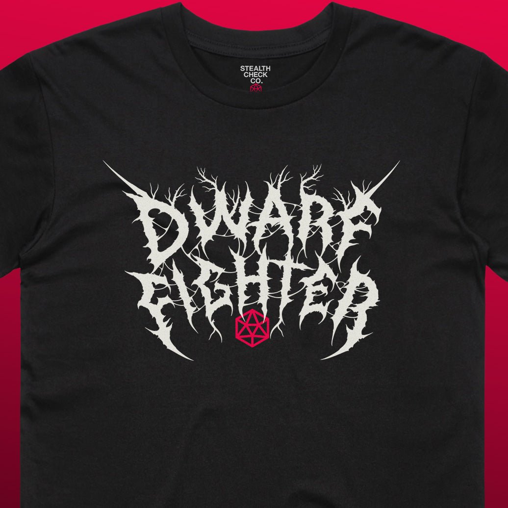 Dwarf Fighter T - Shirt – Dungeons & Dragons Inspired RPG Apparel - Stealth Check Co