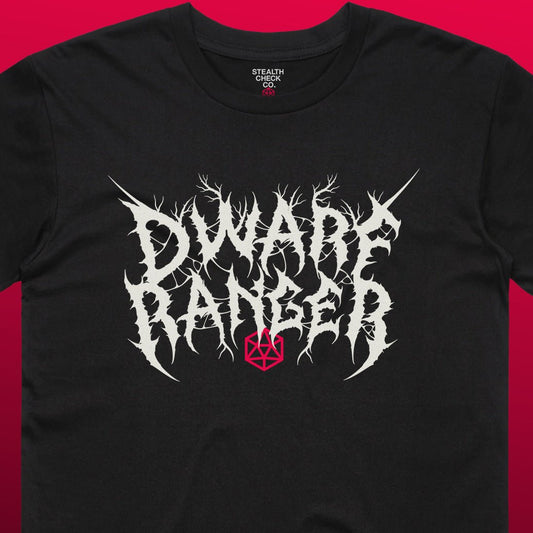 Dwarf Ranger T - Shirt – Dungeons & Dragons Inspired RPG Apparel - Stealth Check Co