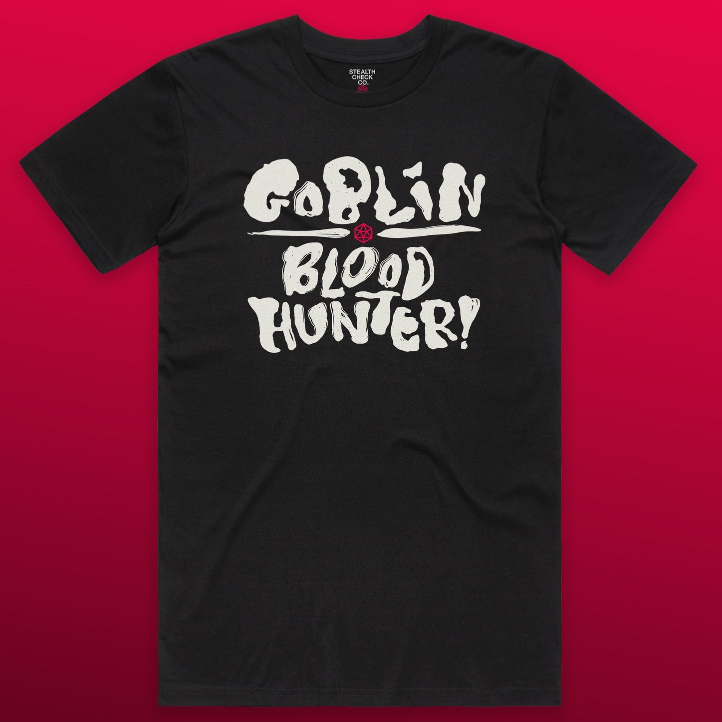 Goblin Blood Hunter T - Shirt – Dungeons & Dragons Inspired RPG Apparel - Stealth Check Co