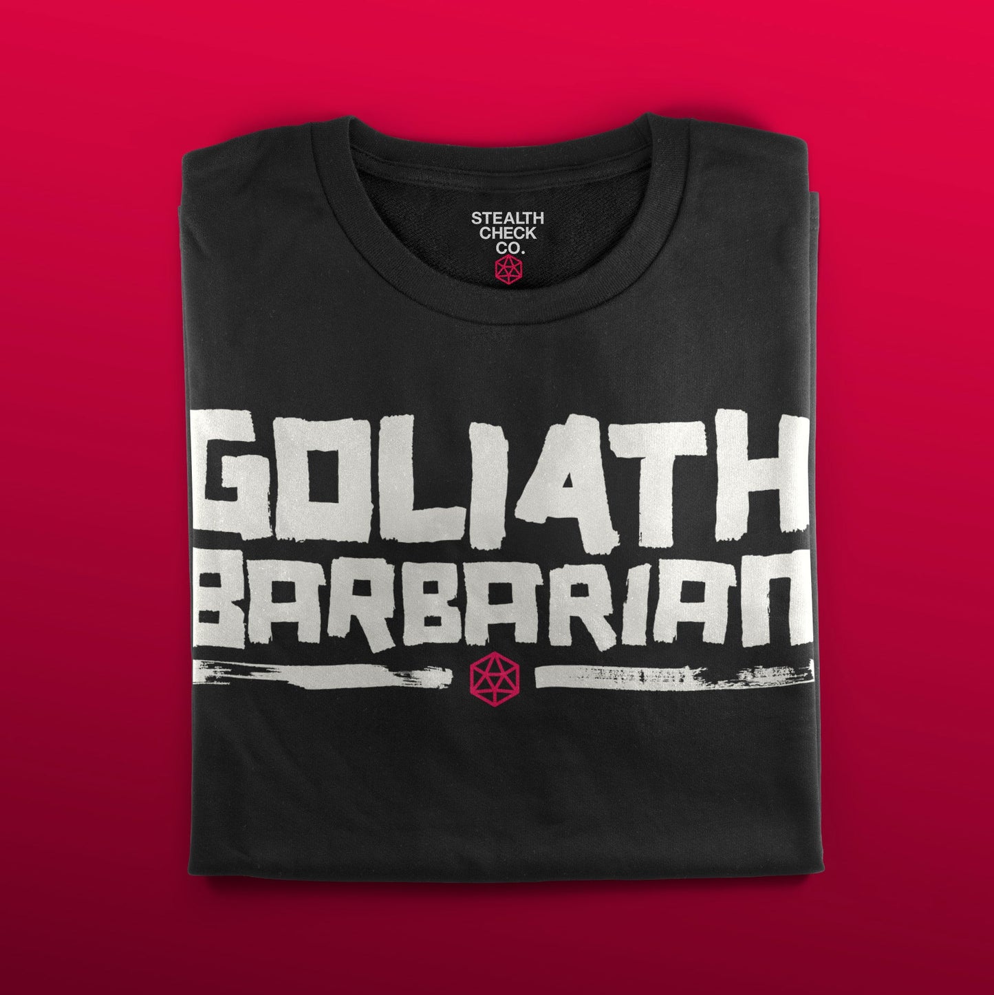 Goliath Barbarian T - Shirt – Dungeons & Dragons Inspired RPG Apparel - Stealth Check Co