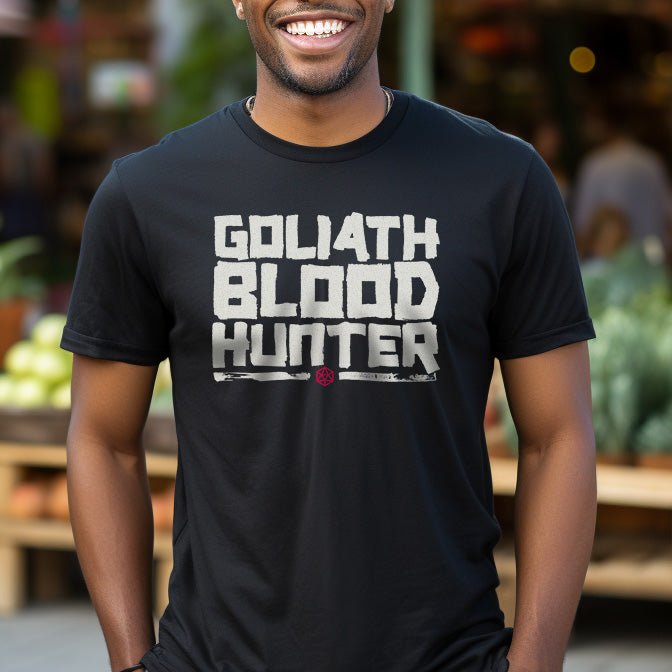 Goliath Blood Hunter T - Shirt – Dungeons & Dragons Inspired RPG Apparel - Stealth Check Co