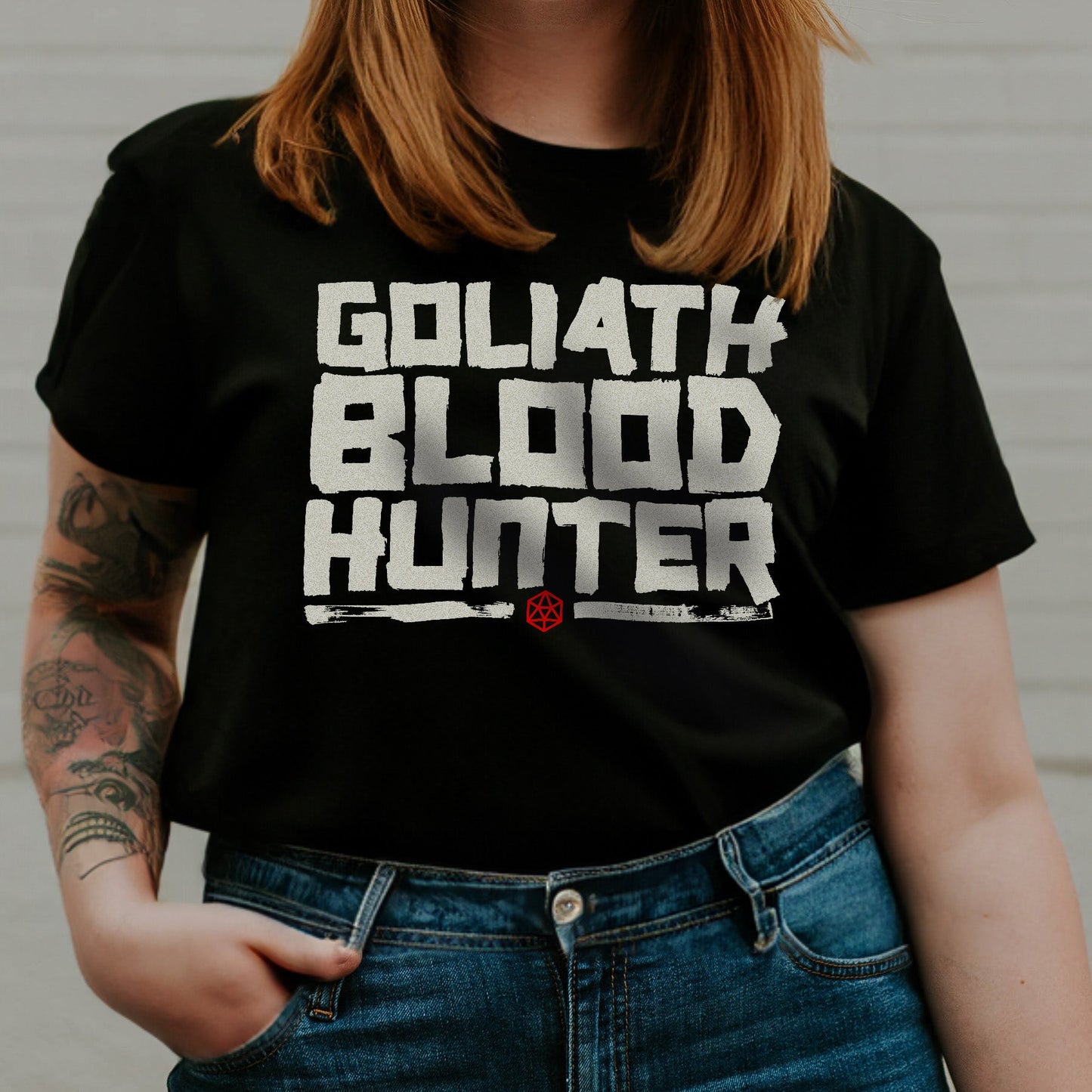 Goliath Blood Hunter T - Shirt – Dungeons & Dragons Inspired RPG Apparel - Stealth Check Co