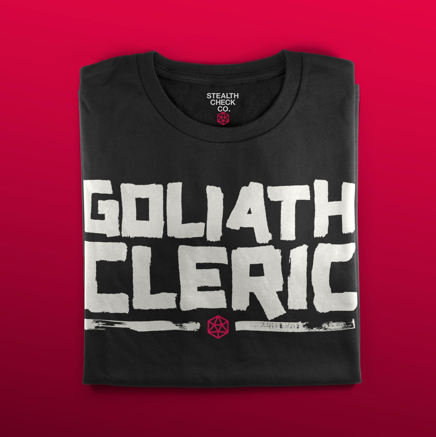 Goliath Cleric T - Shirt – Dungeons & Dragons Inspired RPG Apparel - Stealth Check Co