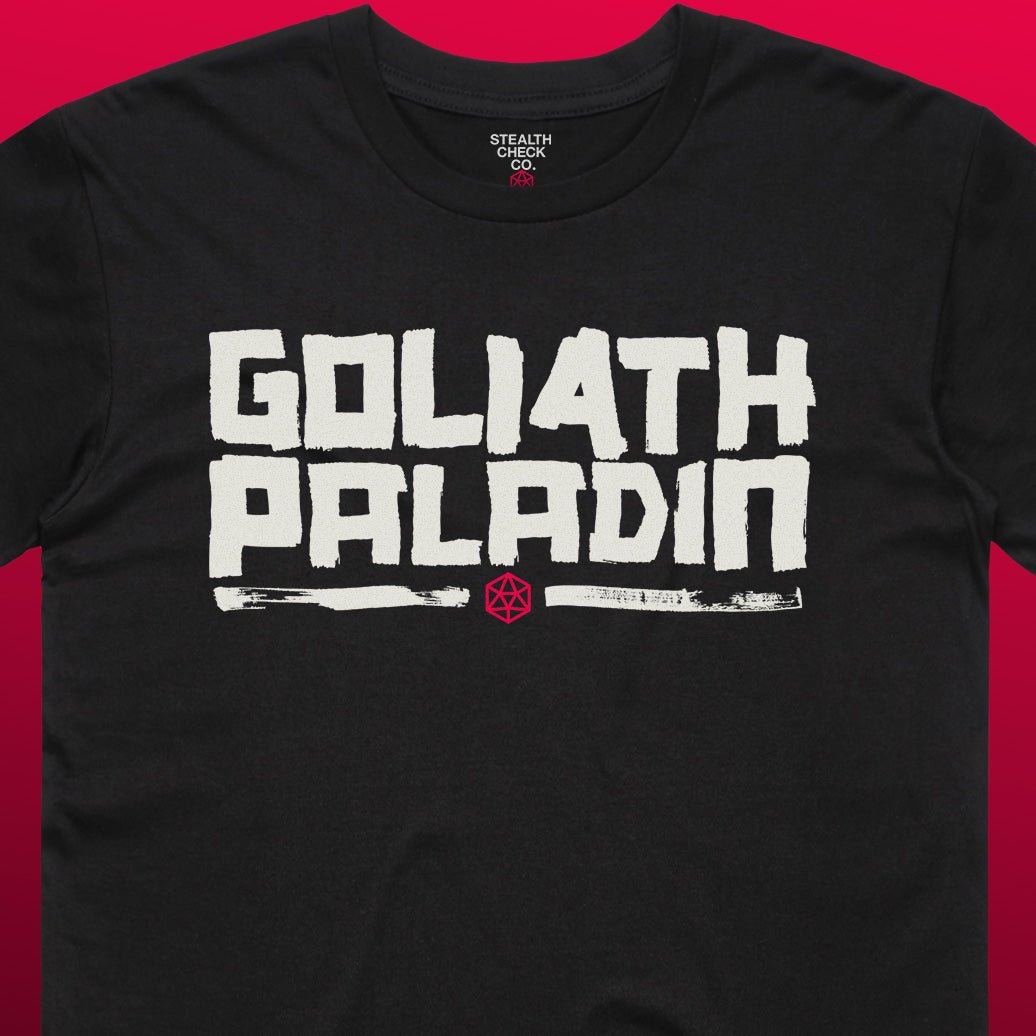 Goliath Paladin T - Shirt – Dungeons & Dragons Inspired RPG Apparel - Stealth Check Co