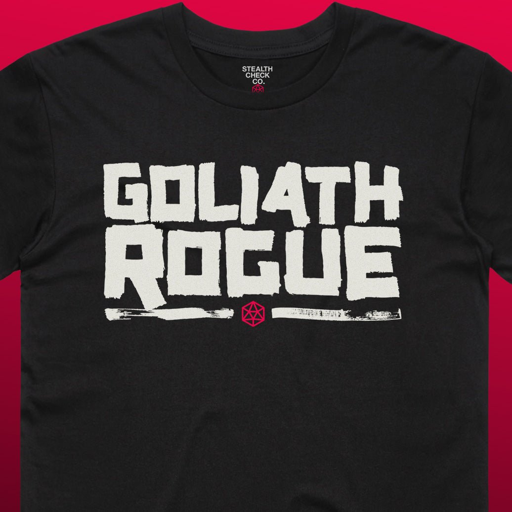 Goliath Rogue T - Shirt – Dungeons & Dragons Inspired RPG Apparel - Stealth Check Co