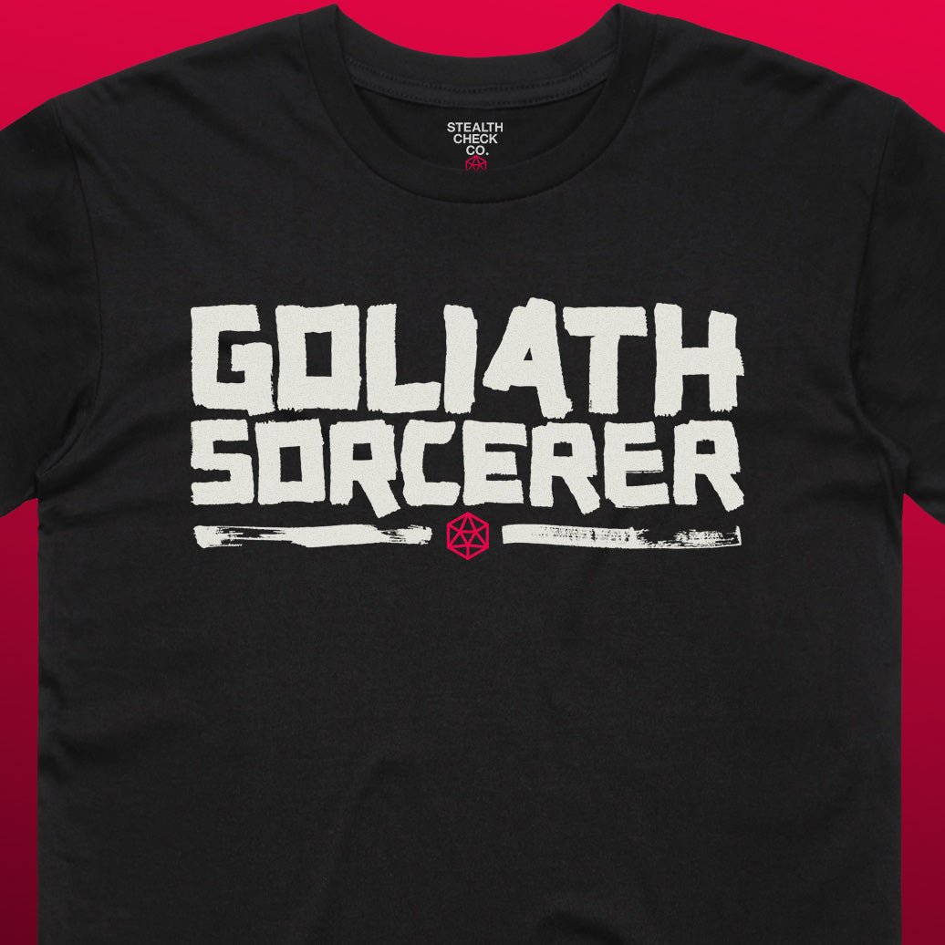 Goliath Sorcerer T - Shirt – Dungeons & Dragons Inspired RPG Apparel - Stealth Check Co