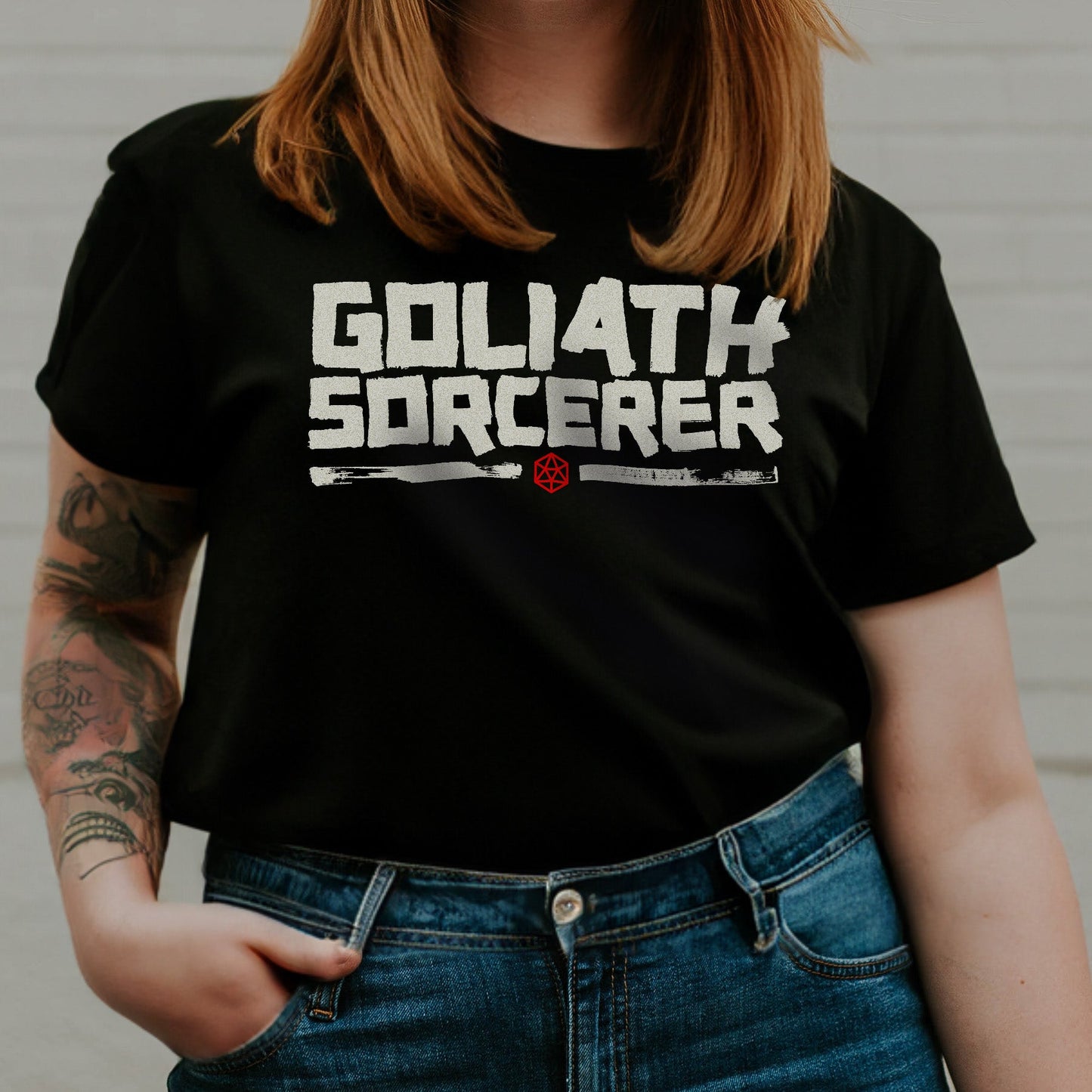 Goliath Sorcerer T - Shirt – Dungeons & Dragons Inspired RPG Apparel - Stealth Check Co