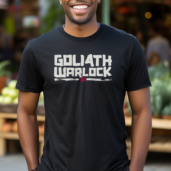 Goliath Warlock T - Shirt – Dungeons & Dragons Inspired RPG Apparel - Stealth Check Co