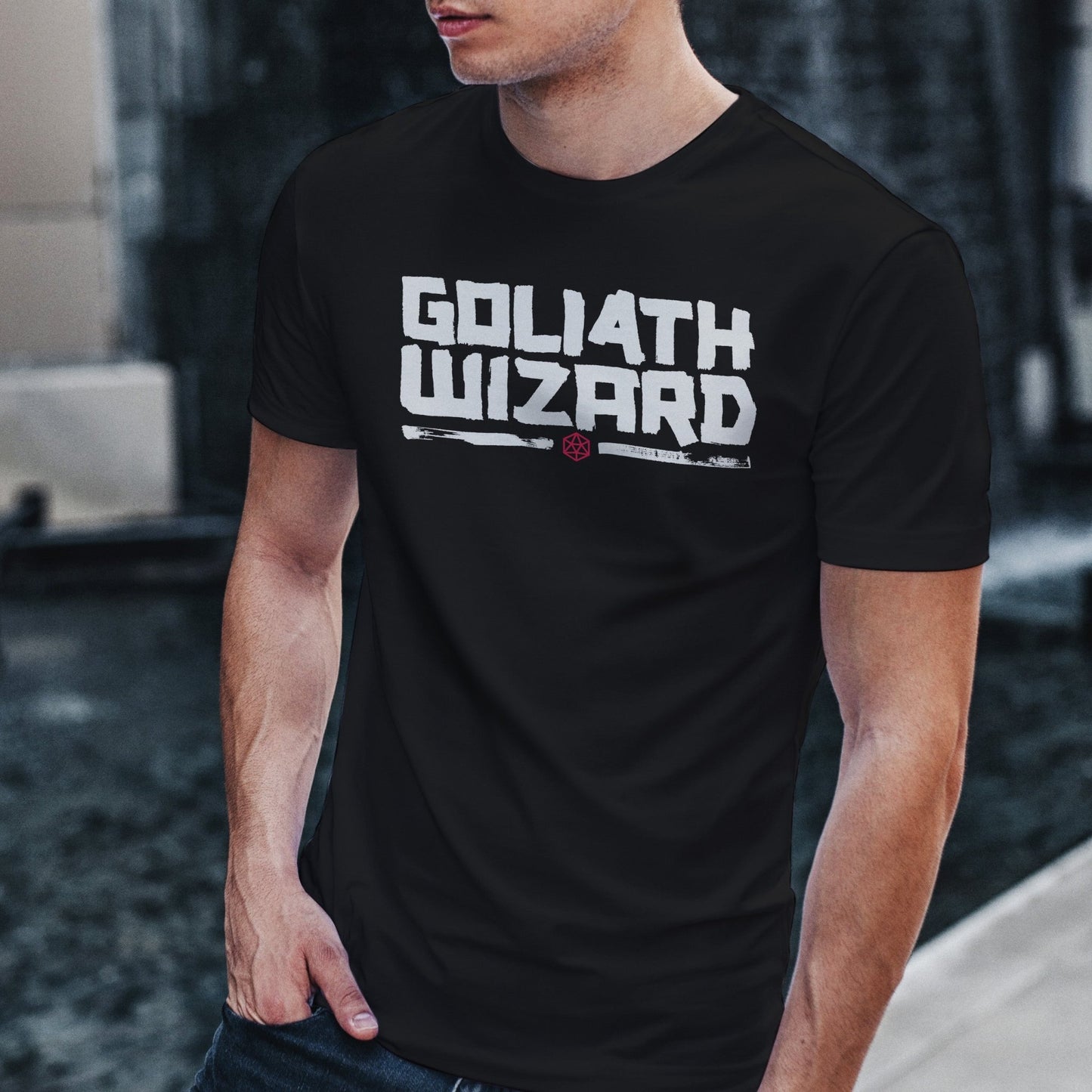 Goliath Wizard T - Shirt – Dungeons & Dragons Inspired RPG Apparel - Stealth Check Co