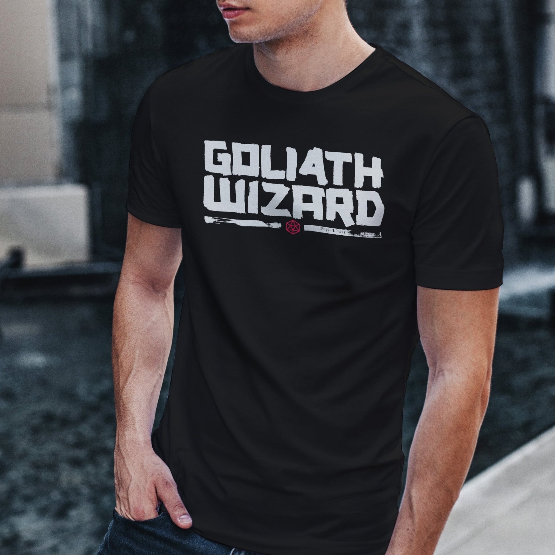 Goliath Wizard T - Shirt – Dungeons & Dragons Inspired RPG Apparel - Stealth Check Co