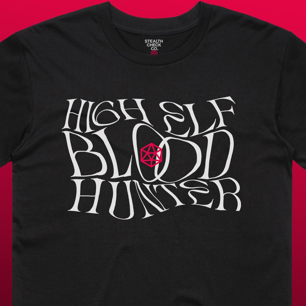 High Elf Blood Hunter T - Shirt – Dungeons & Dragons Inspired RPG Apparel - Stealth Check Co