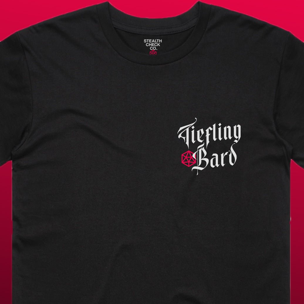 Tiefling Bard TTRPG Shirt | DnD - Inspired Character Gear - Stealth Check Co