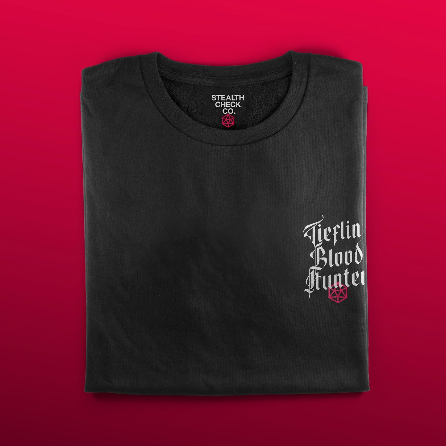 Tiefling Blood Hunter TTRPG Shirt | DnD - Inspired Character Gear - Stealth Check Co