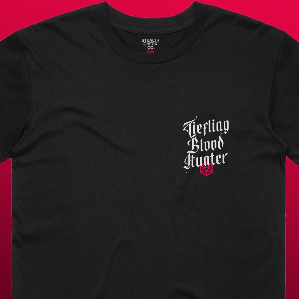 Tiefling Blood Hunter TTRPG Shirt | DnD - Inspired Character Gear - Stealth Check Co