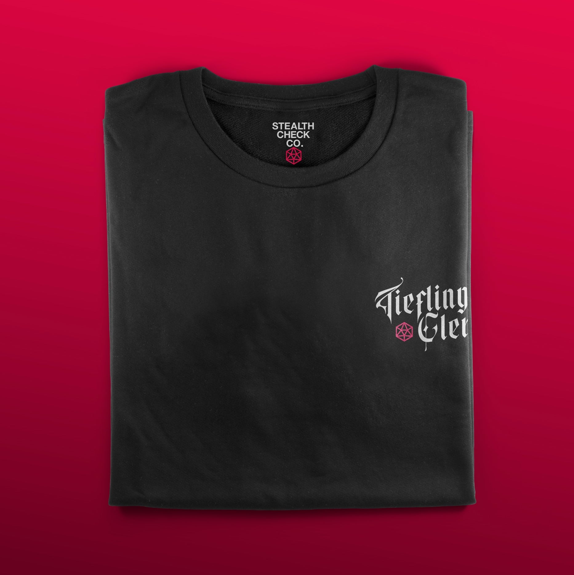 Tiefling Cleric TTRPG Shirt | DnD - Inspired Character Gear - Stealth Check Co