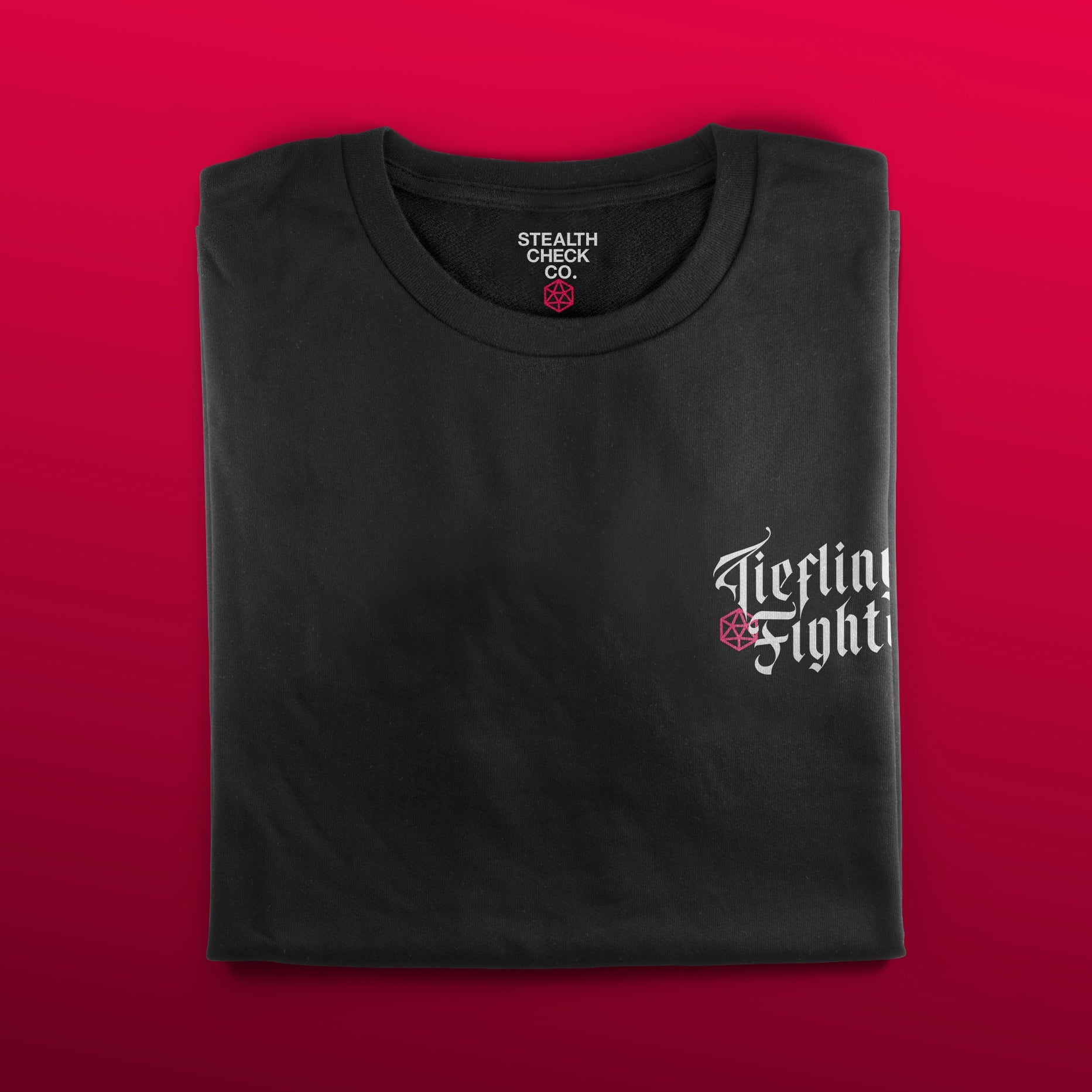 Tiefling Fighter TTRPG Shirt | DnD - Inspired Character Gear - Stealth Check Co