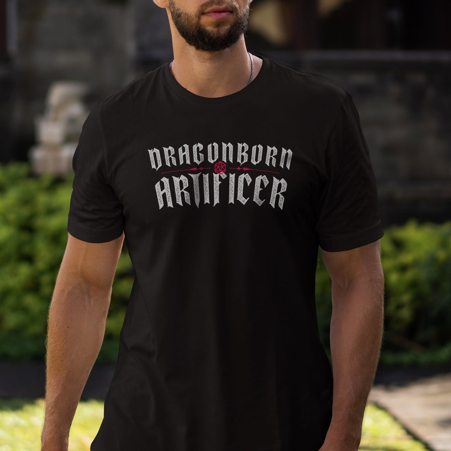 Dragonborn Artificer T-Shirt – Dungeons & Dragons Inspired RPG Apparel - Stealth Check Co