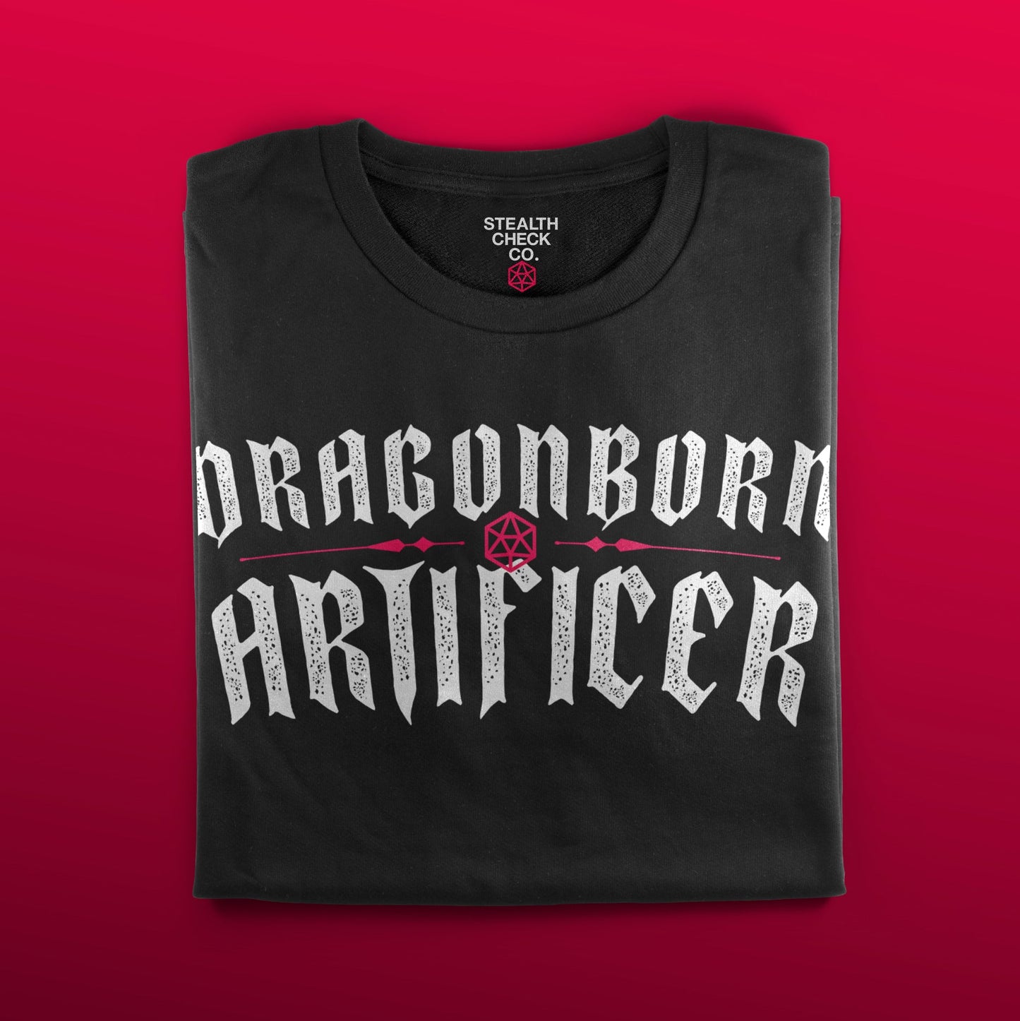 Dragonborn Artificer T-Shirt – Dungeons & Dragons Inspired RPG Apparel - Stealth Check Co