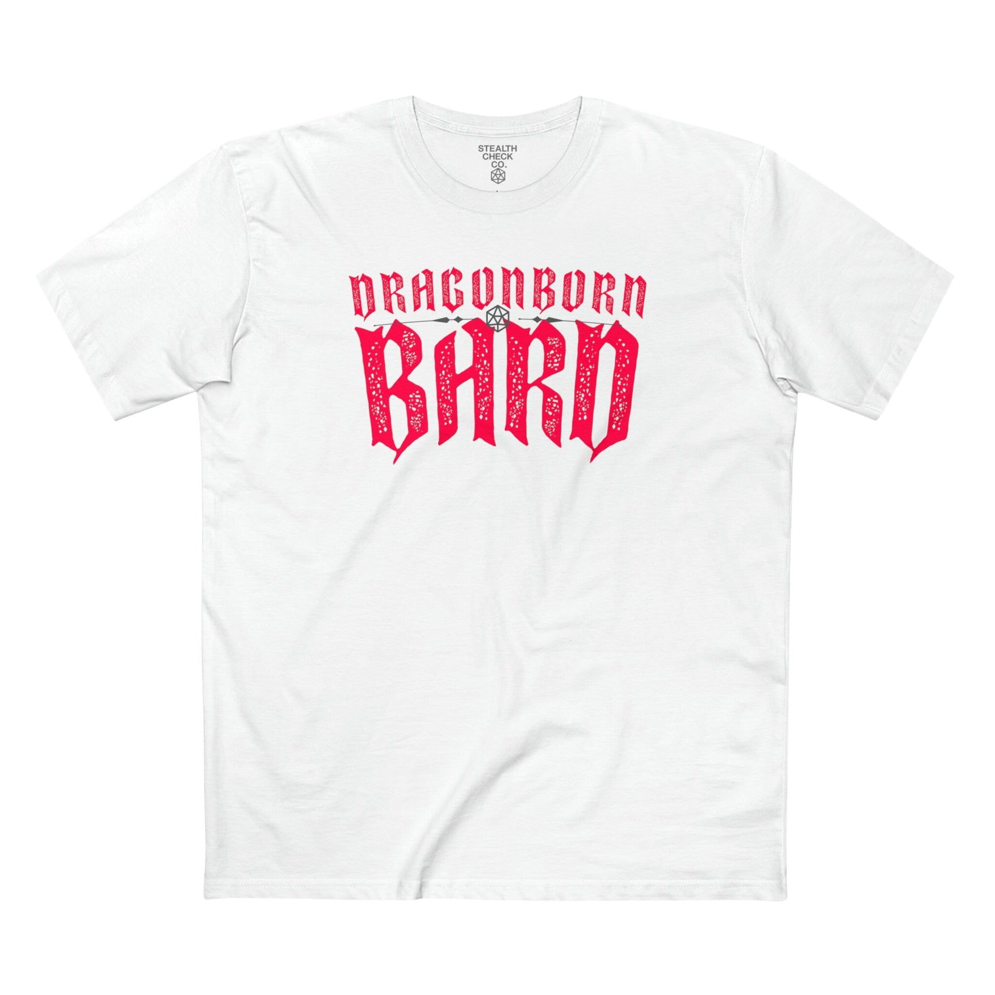 Dragonborn Bard T-Shirt – Dungeons & Dragons Inspired RPG Apparel - Stealth Check Co