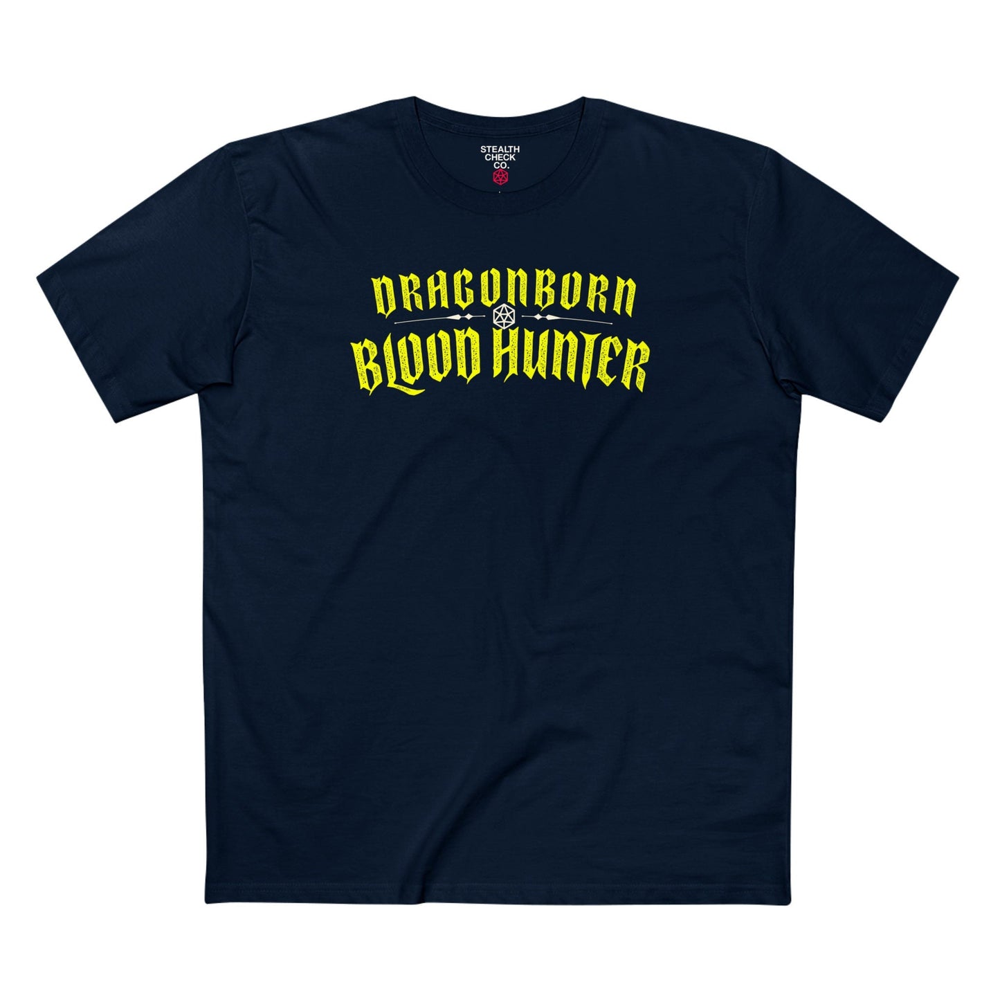 Dragonborn Blood Hunter T-Shirt – Dungeons & Dragons Inspired RPG Apparel - Stealth Check Co