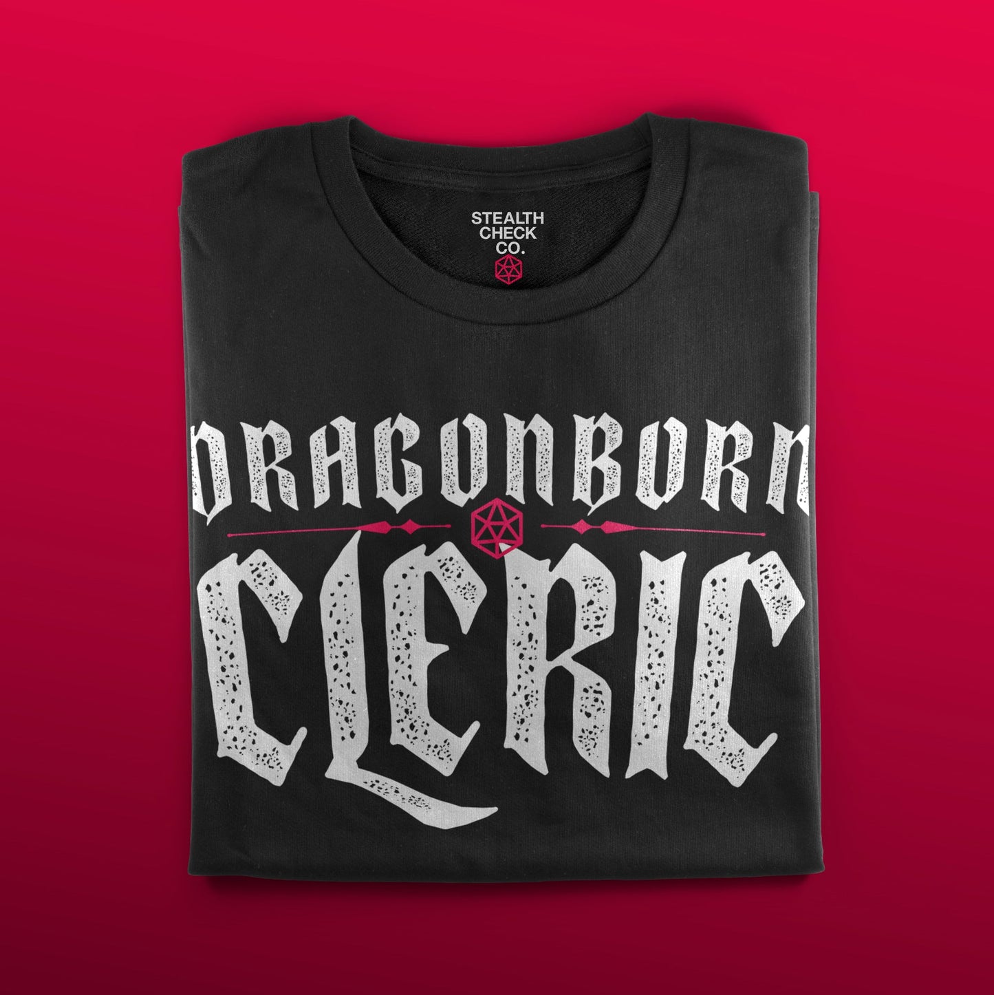 Dragonborn Cleric T-Shirt – Dungeons & Dragons Inspired RPG Apparel - Stealth Check Co