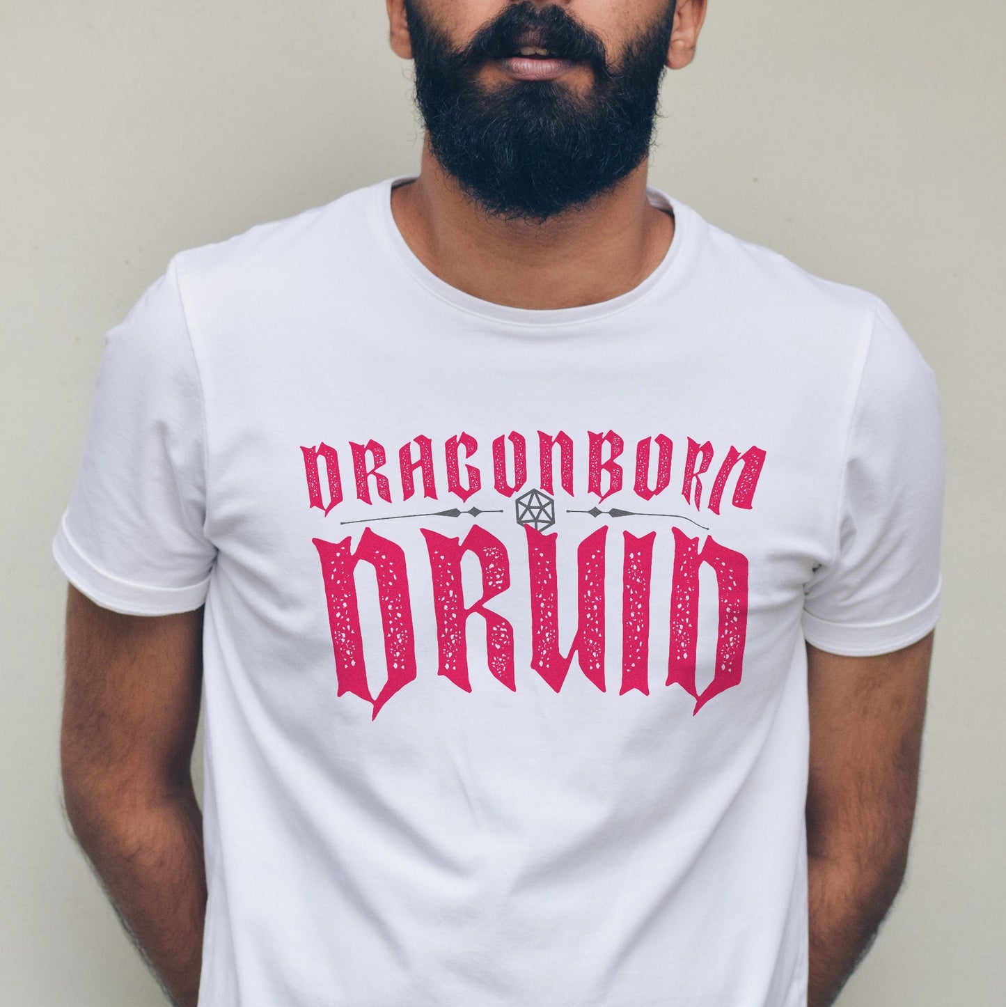 Dragonborn Druid T-Shirt – Dungeons & Dragons Inspired RPG Apparel - Stealth Check Co