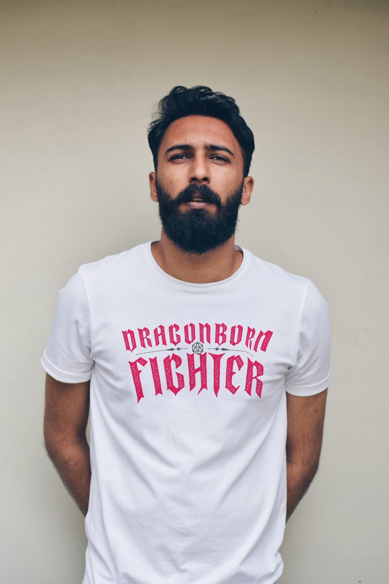 Dragonborn Fighter T-Shirt – Dungeons & Dragons Inspired RPG Apparel - Stealth Check Co