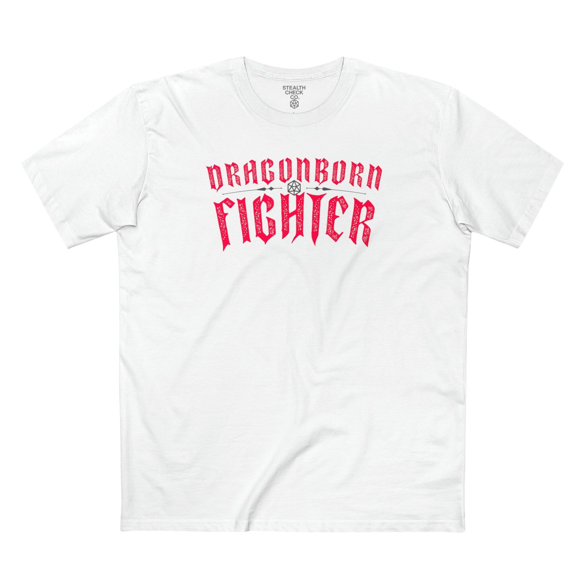 Dragonborn Fighter T-Shirt – Dungeons & Dragons Inspired RPG Apparel - Stealth Check Co