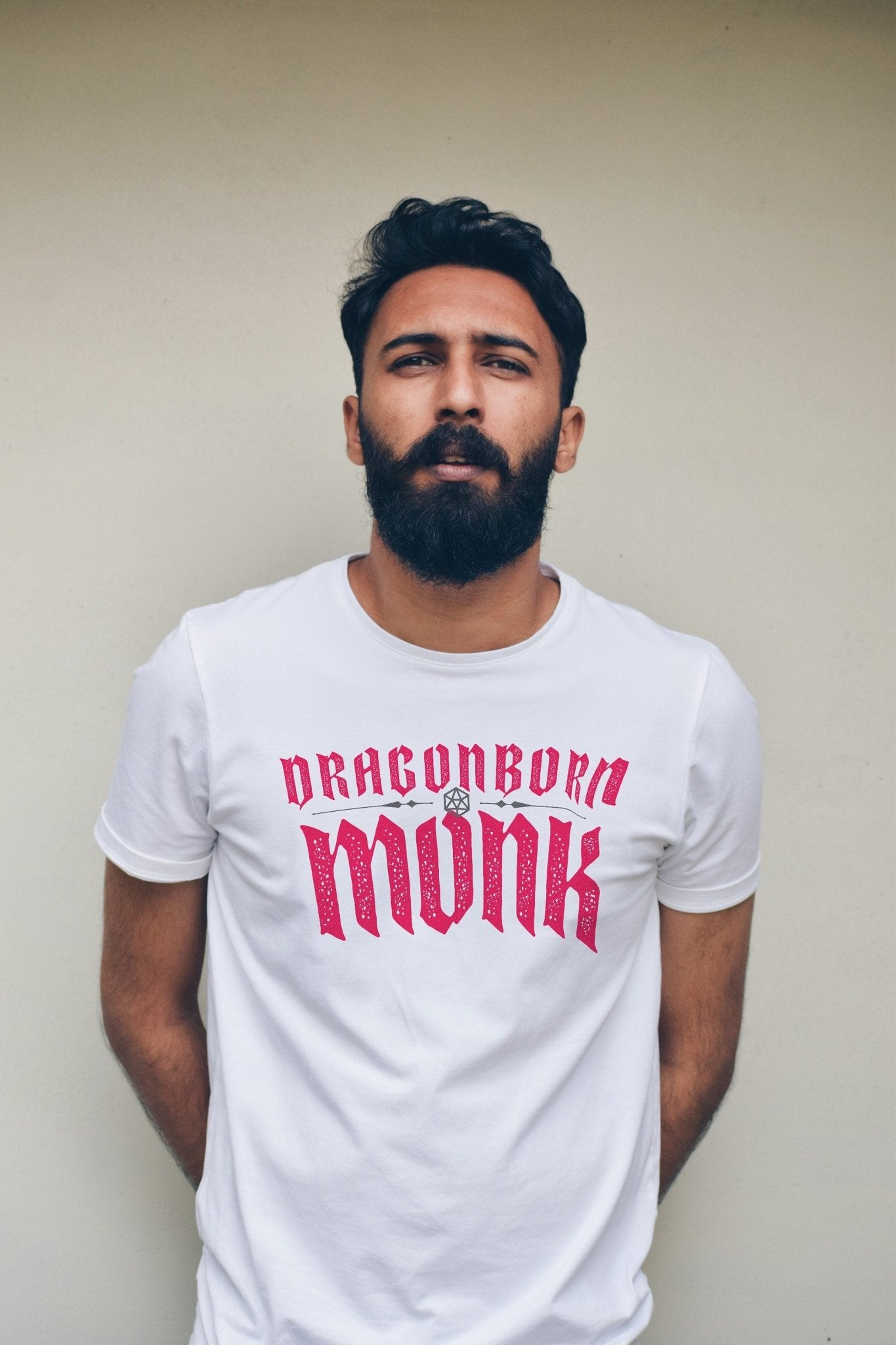 Dragonborn Monk T-Shirt – Dungeons & Dragons Inspired RPG Apparel - Stealth Check Co