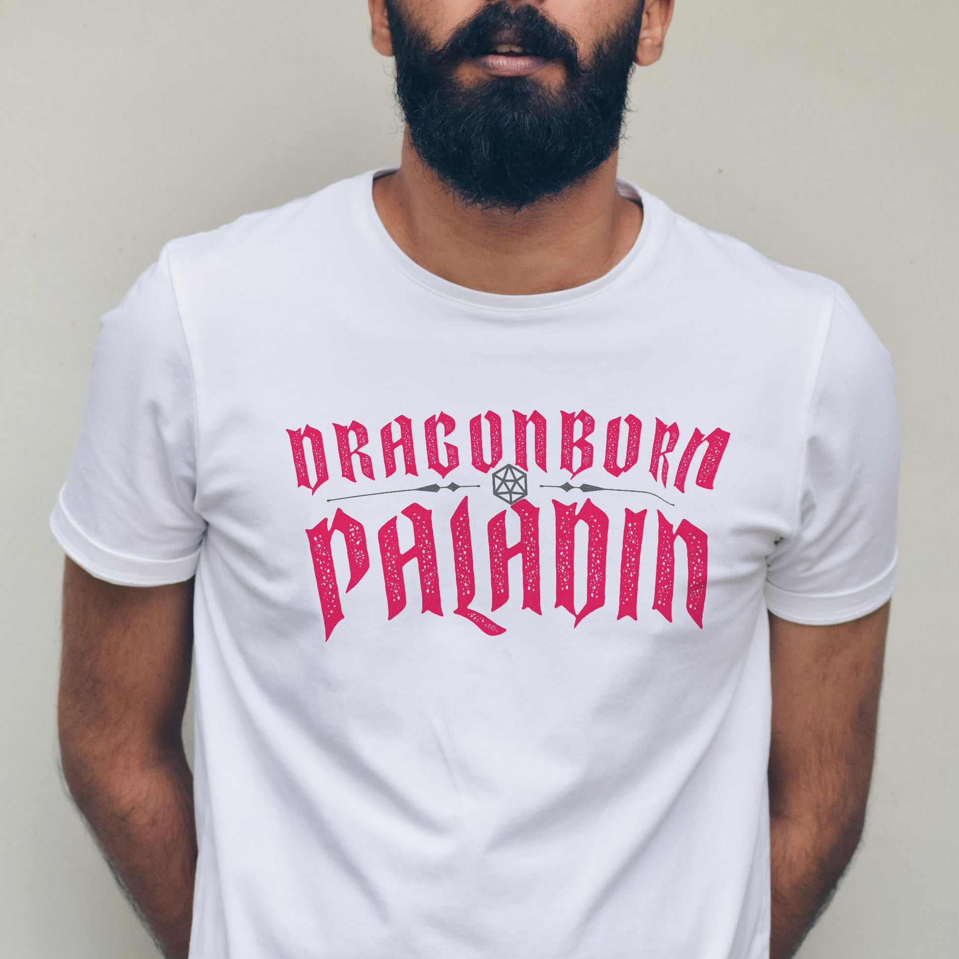 Dragonborn Paladin T-Shirt – Dungeons & Dragons Inspired RPG Apparel - Stealth Check Co