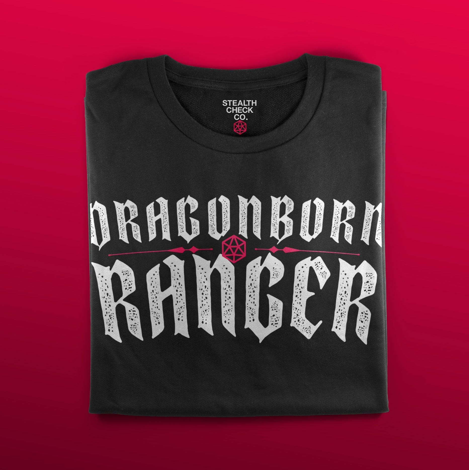 Dragonborn Ranger T-Shirt – Dungeons & Dragons Inspired RPG Apparel - Stealth Check Co