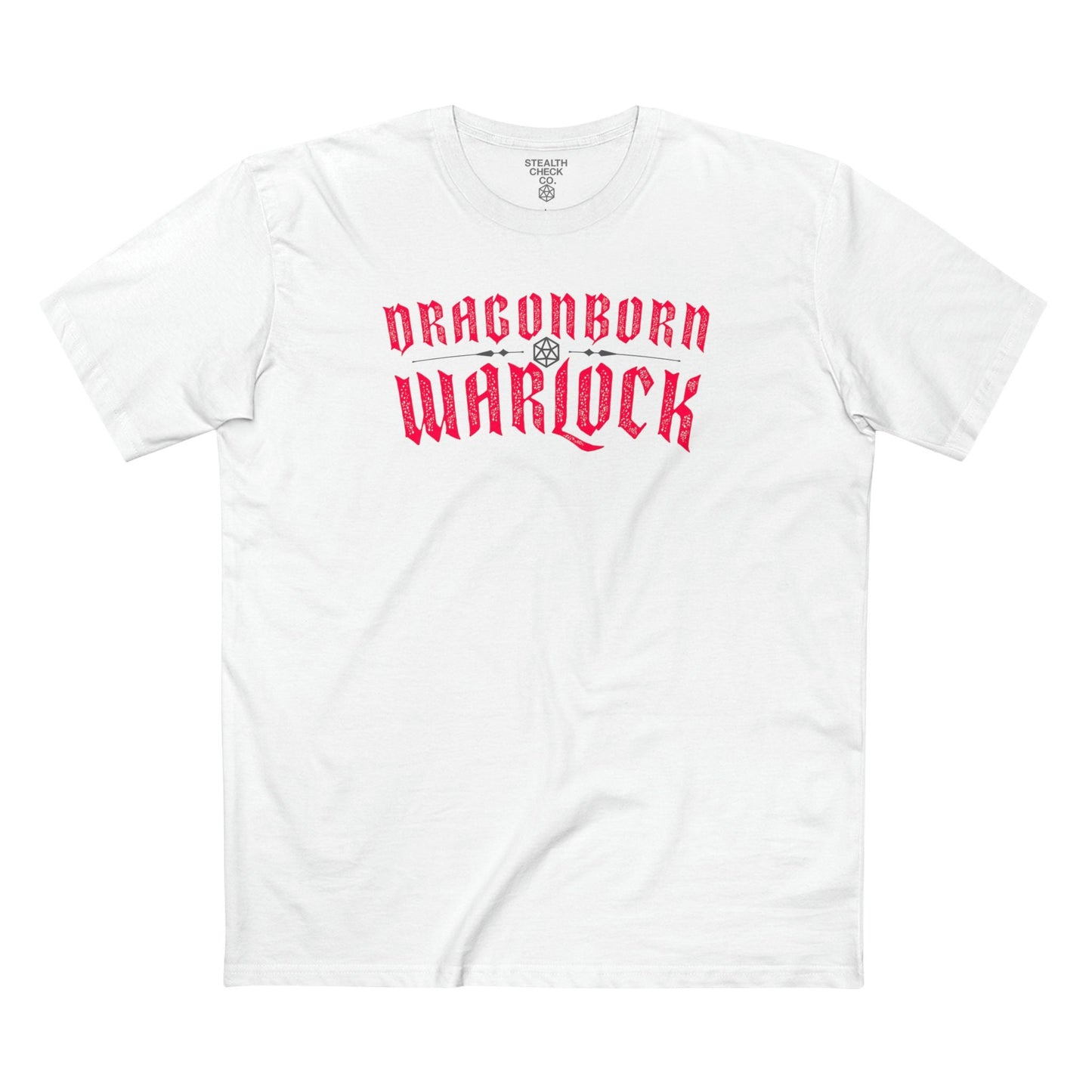 Dragonborn Warlock T-Shirt – Dungeons & Dragons Inspired RPG Apparel - Stealth Check Co