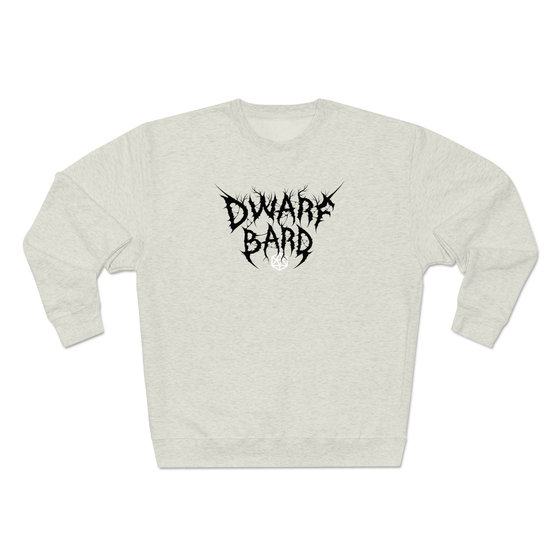 Dwarf Bard Crew Sweater – Dungeons & Dragons Inspired RPG Apparel - Stealth Check Co