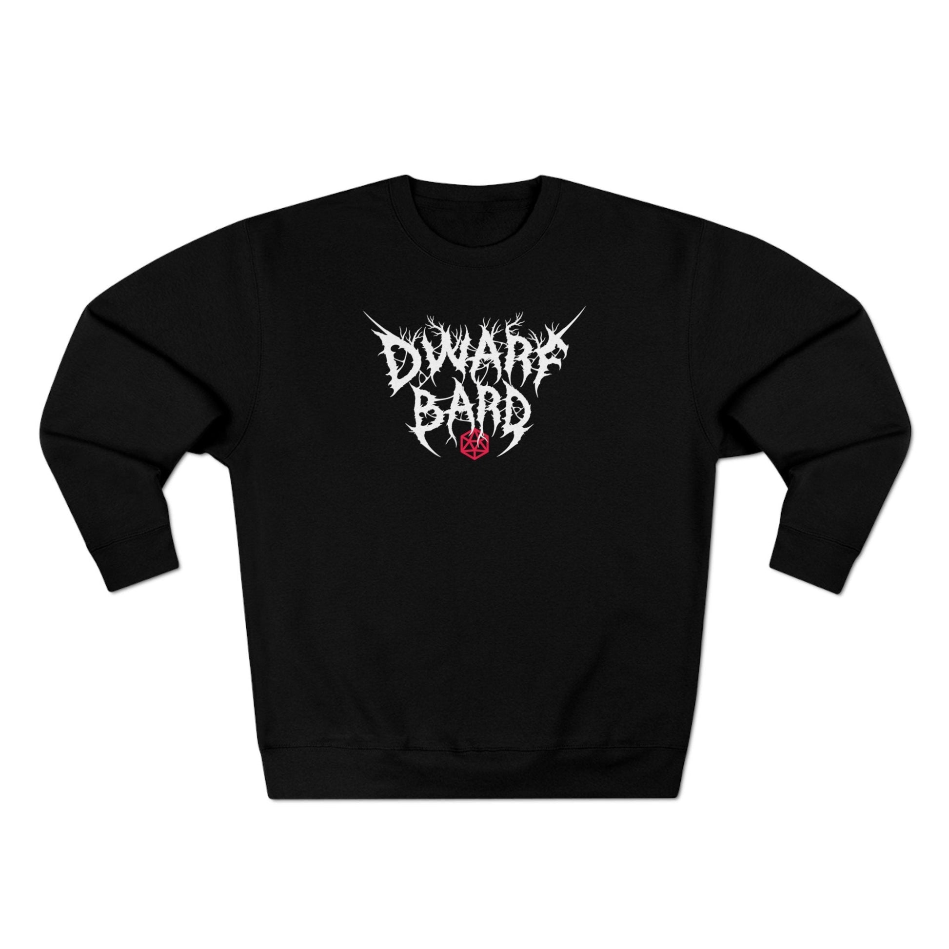 Dwarf Bard Crew Sweater – Dungeons & Dragons Inspired RPG Apparel - Stealth Check Co