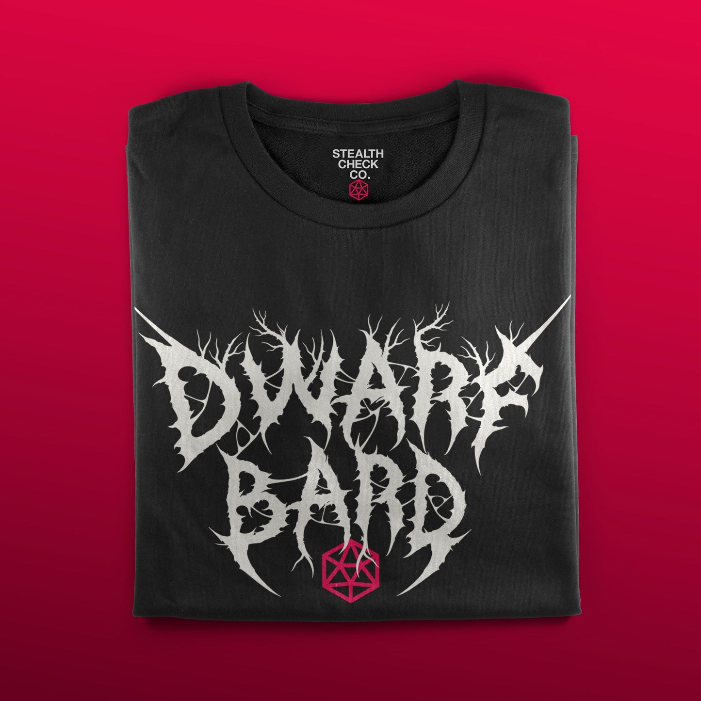 Dwarf Bard T-Shirt – Dungeons & Dragons Inspired RPG Apparel - Stealth Check Co