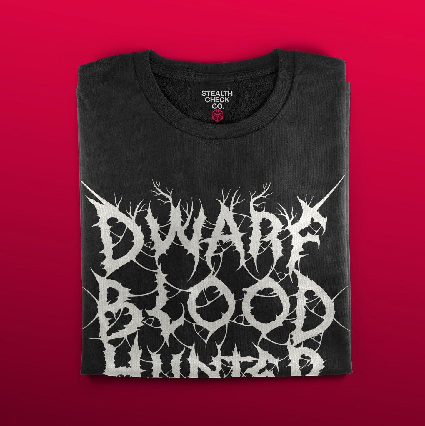 Dwarf Blood Hunter T-Shirt – Dungeons & Dragons Inspired RPG Apparel - Stealth Check Co