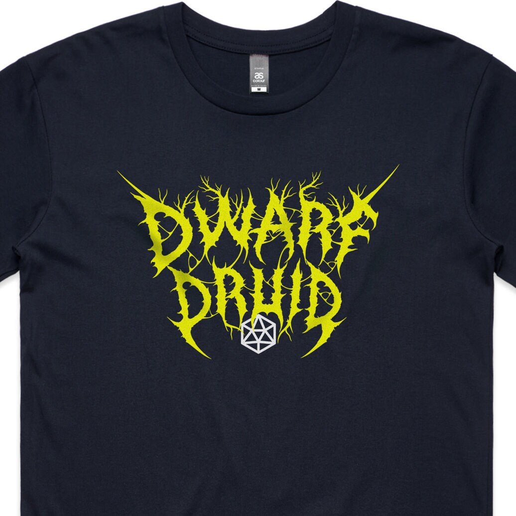 Dwarf Druid T-Shirt – Dungeons & Dragons Inspired RPG Apparel - Stealth Check Co