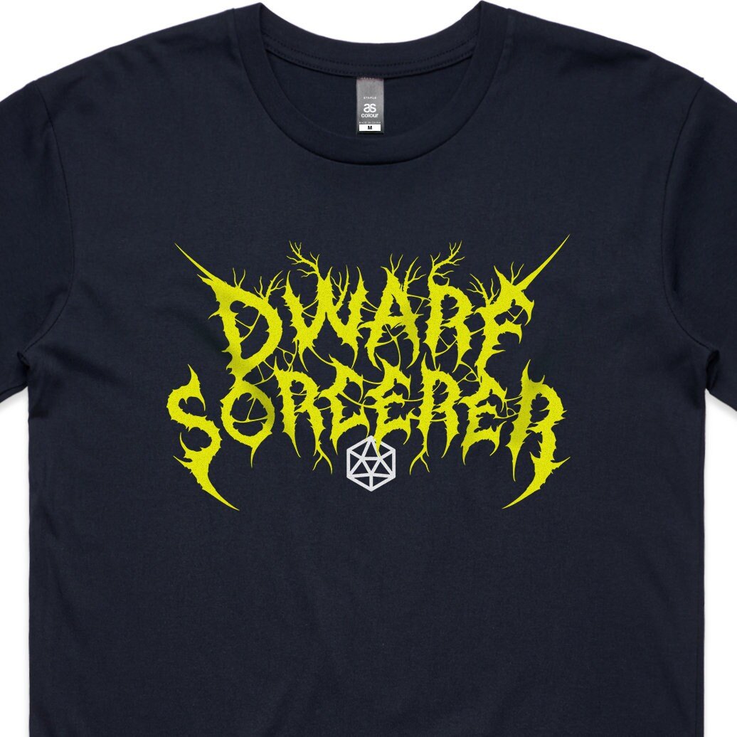 Dwarf Sorcerer T-Shirt – Dungeons & Dragons Inspired RPG Apparel - Stealth Check Co