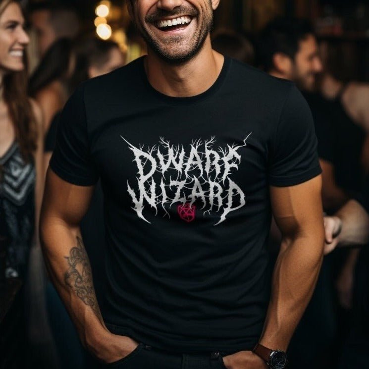 Dwarf Wizard T-Shirt – Dungeons & Dragons Inspired RPG Apparel - Stealth Check Co