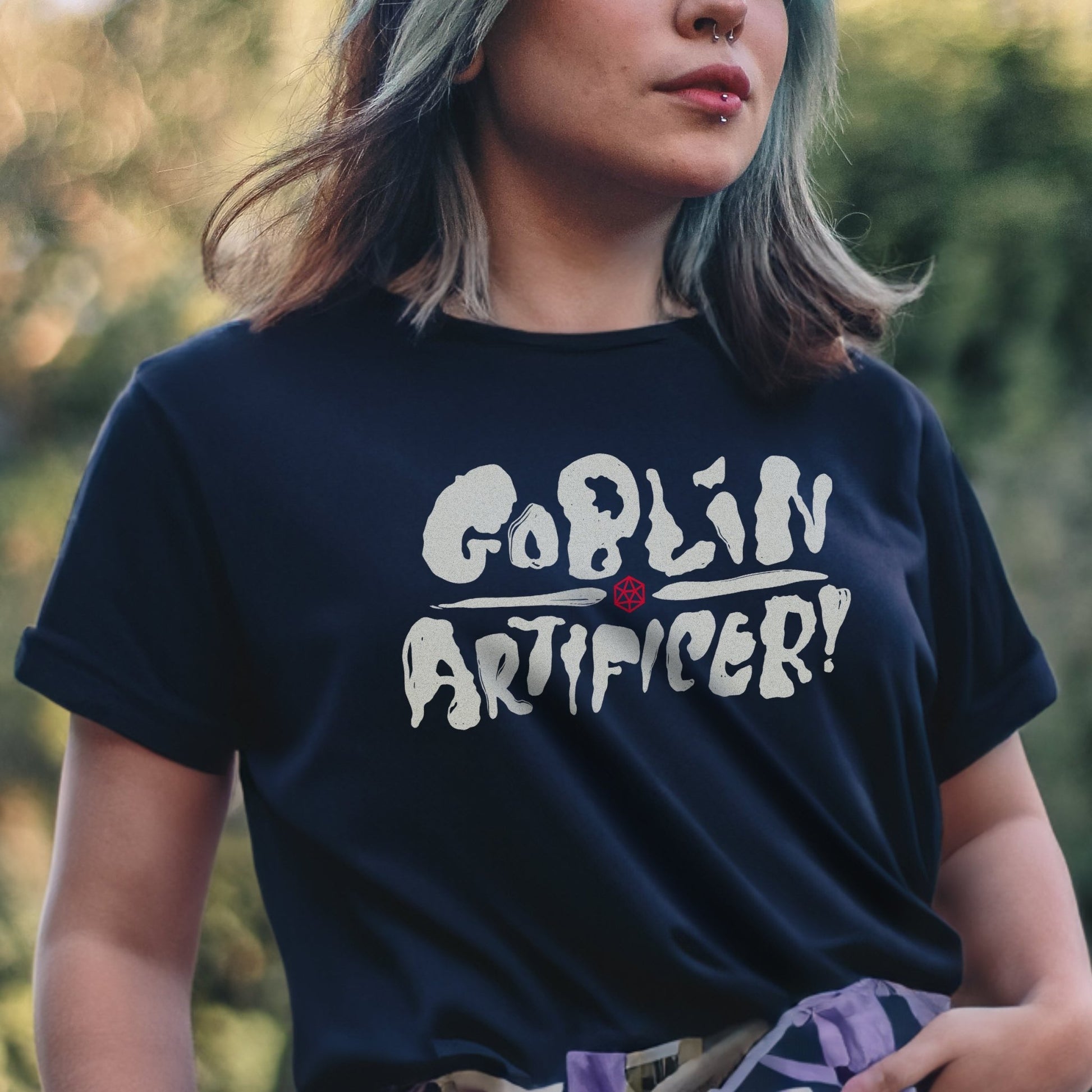 Goblin Artificer T-Shirt – Dungeons & Dragons Inspired RPG Apparel - Stealth Check Co