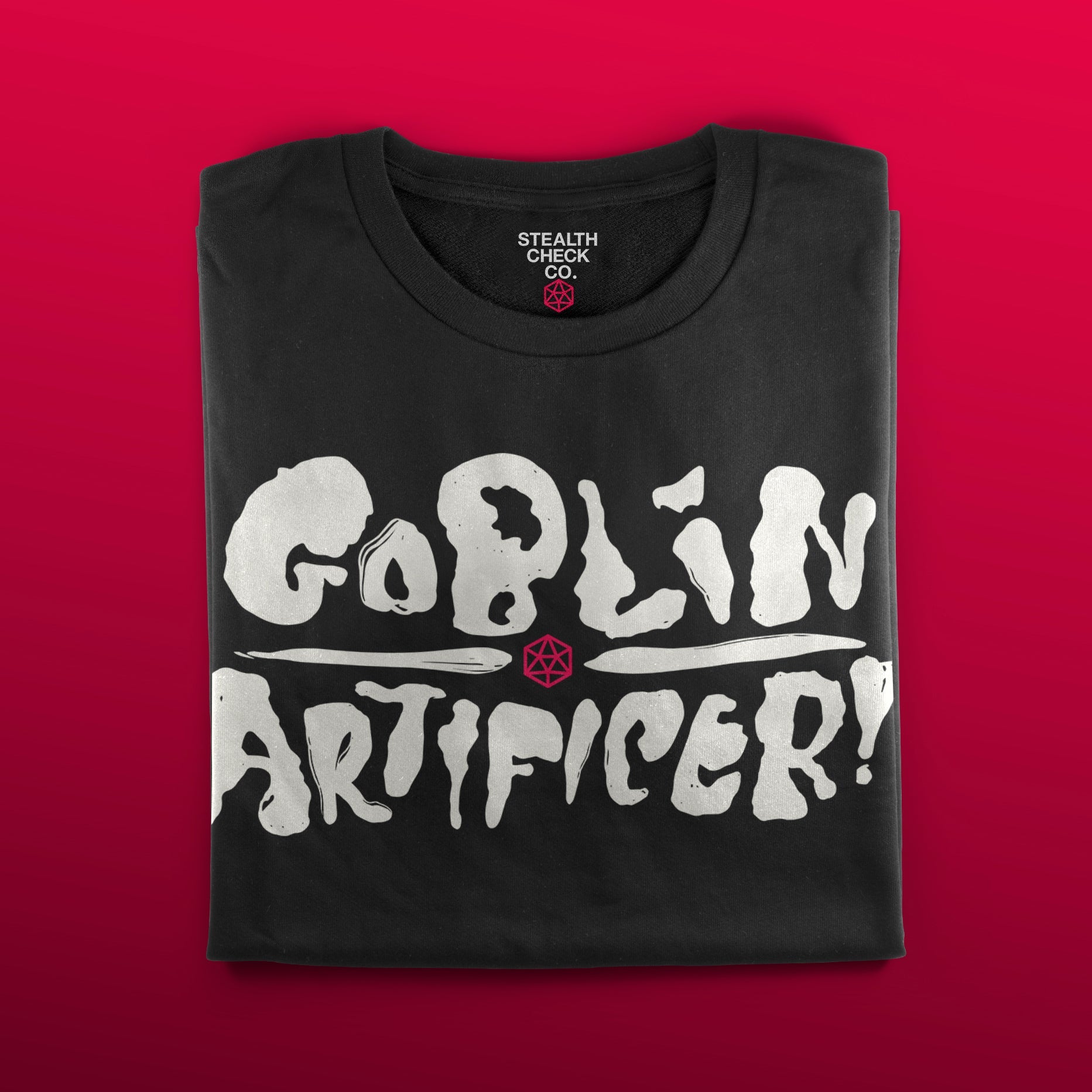 Goblin Artificer T-Shirt – Dungeons & Dragons Inspired RPG Apparel - Stealth Check Co